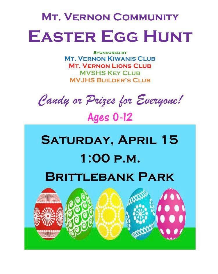 Mount Vernon » Blog Archive Annual Mt. Vernon Community Easter Egg Hunt ...